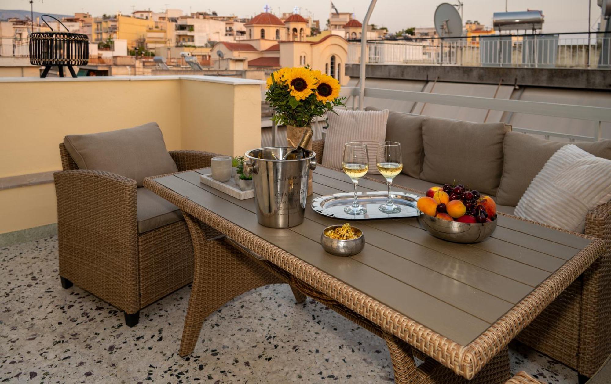 Acropolis Terrace View דירה אתונה