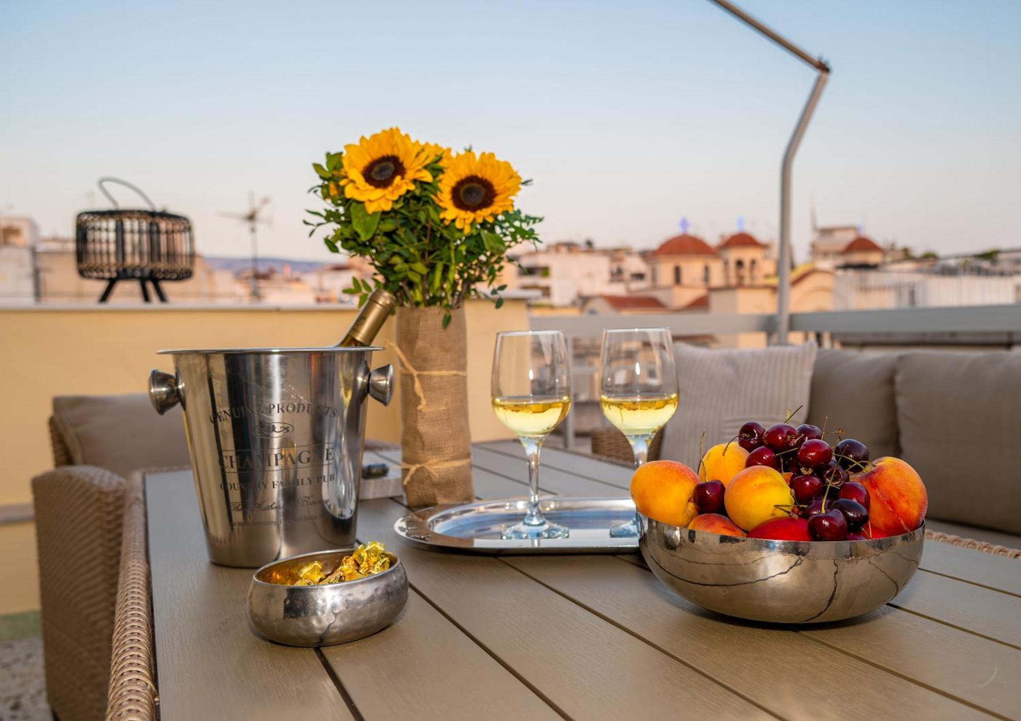Apartment Acropolis Terrace View Athen